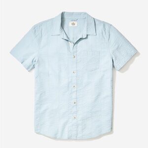 Marine Layer - Light Blue Seersucker Shirt